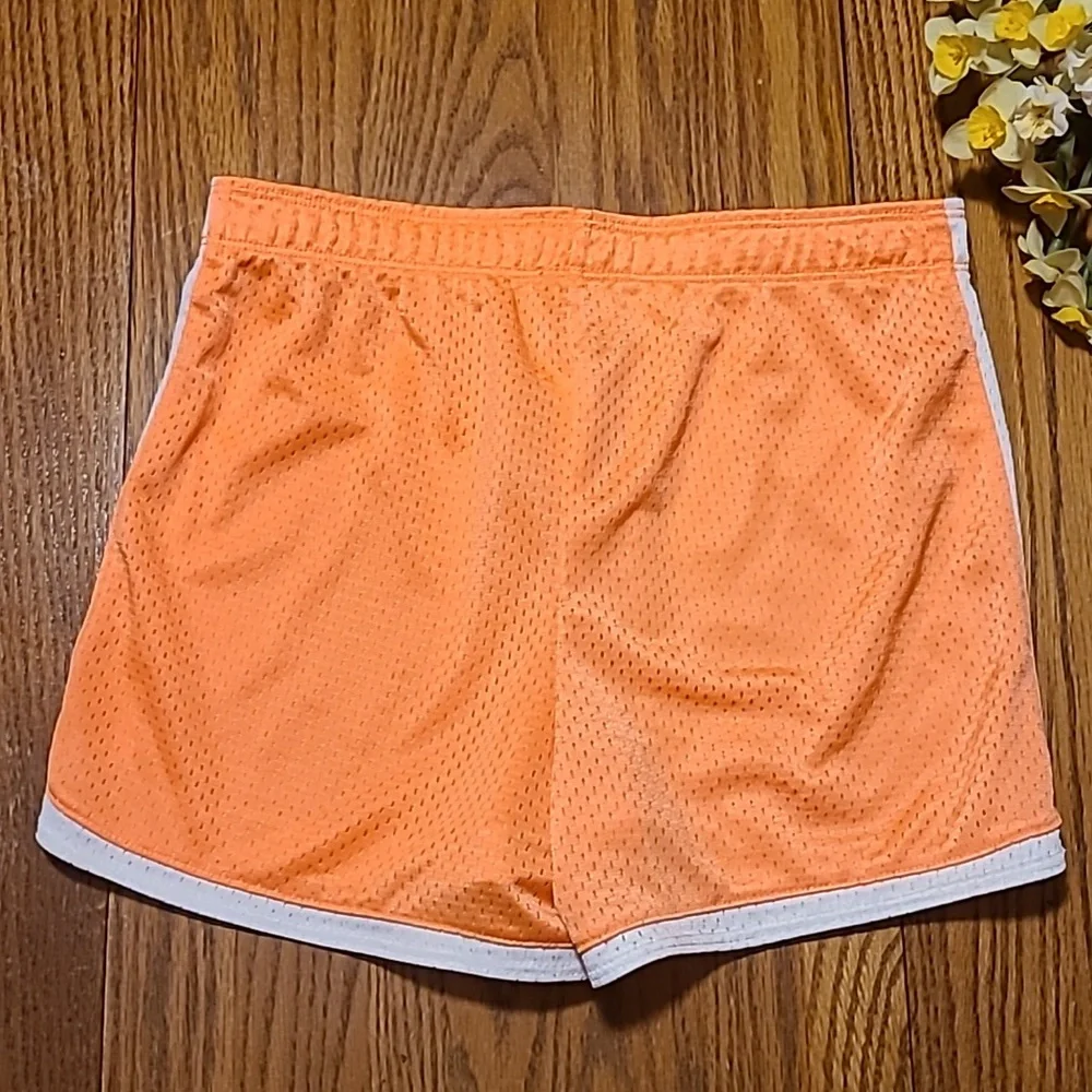 Justice Vibrant Orange and White Athletic Shorts - Girl's 12